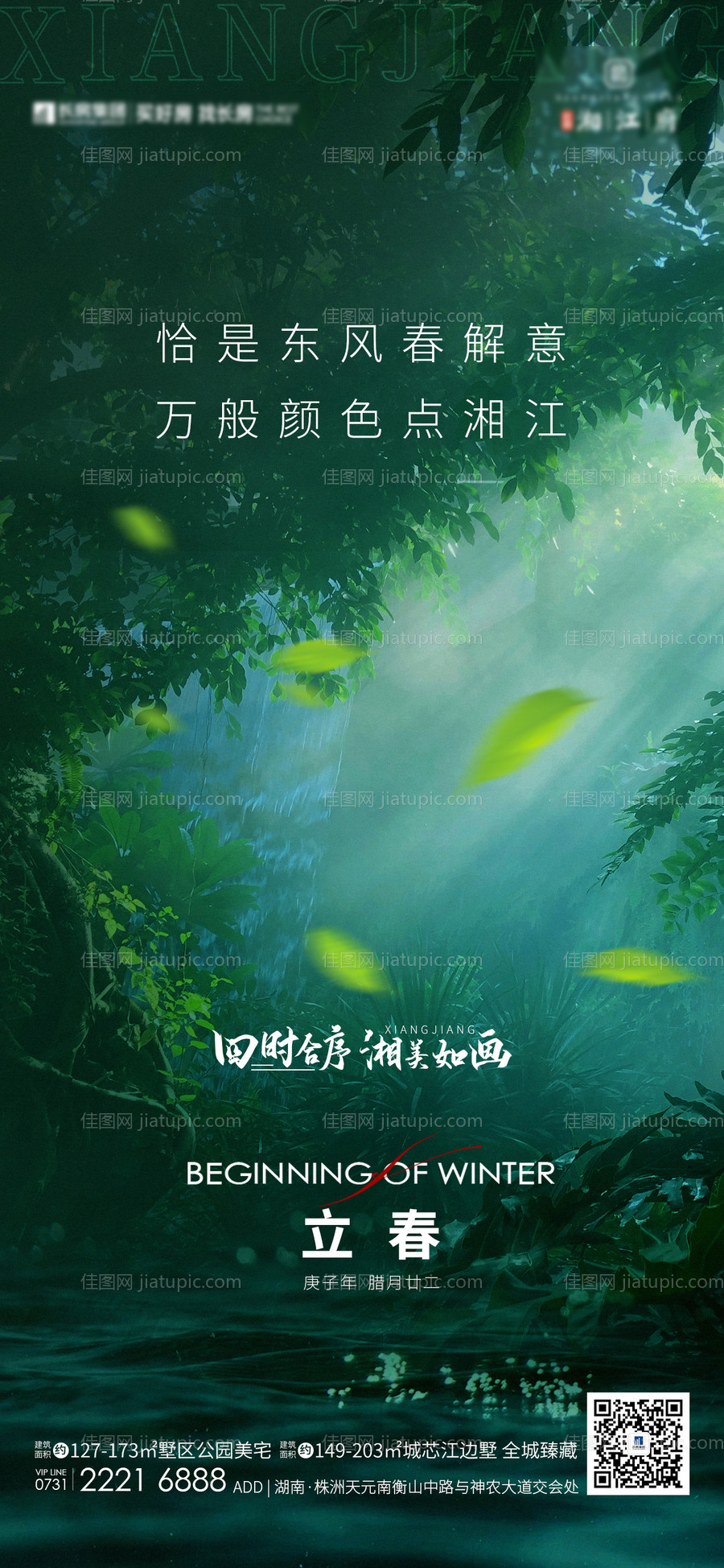 立春节气海报-源文件