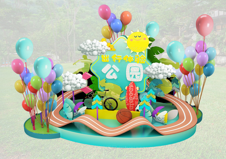 公园摆件美陈-源文件