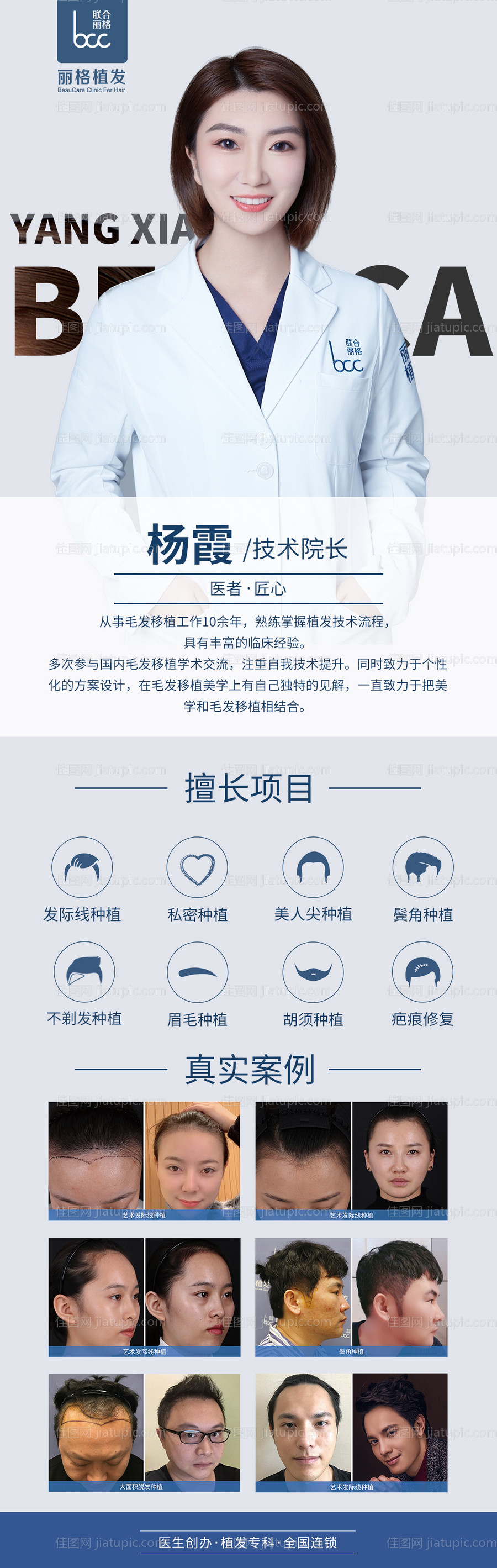 植发医生海报-源文件