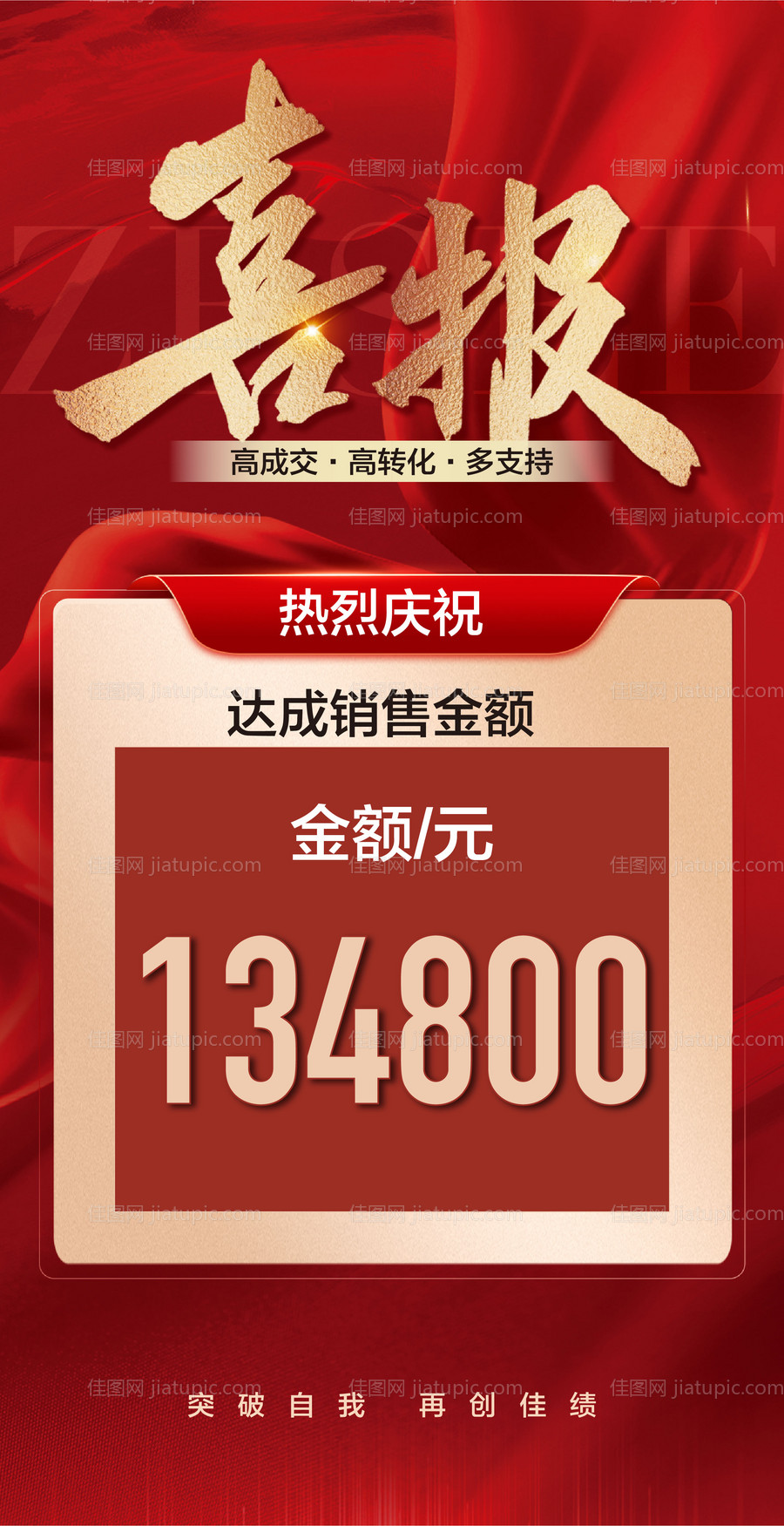 地产医美美业私密销售喜报-源文件