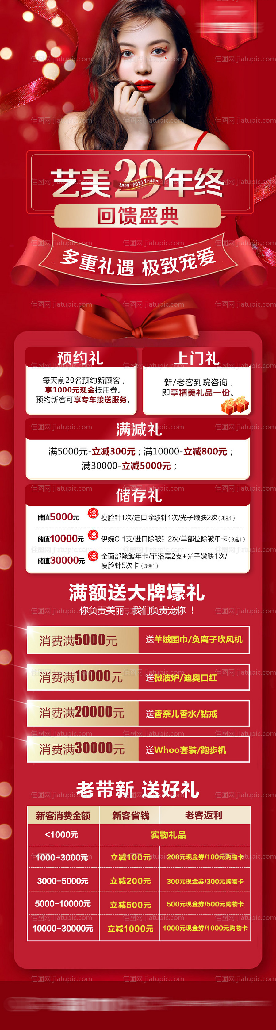 整形医美年终海报-源文件