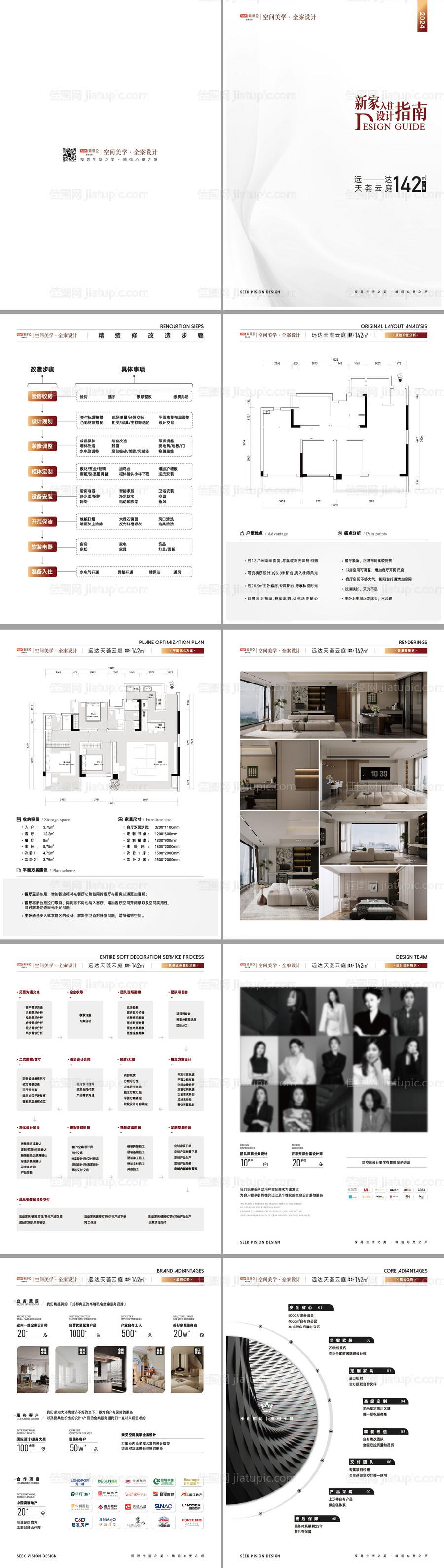 地产装修户型手册宣传册-源文件