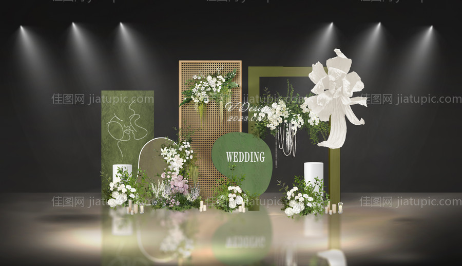 绿色婚礼-源文件