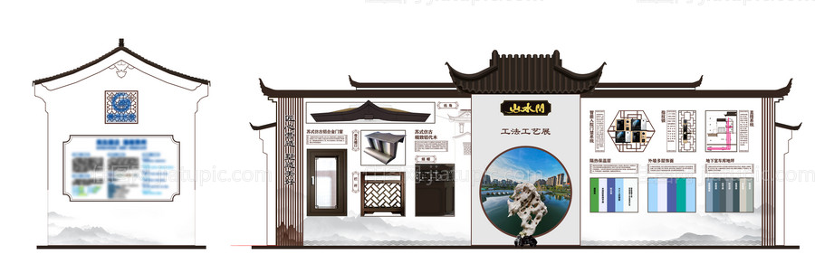 地产工法展示墙-源文件