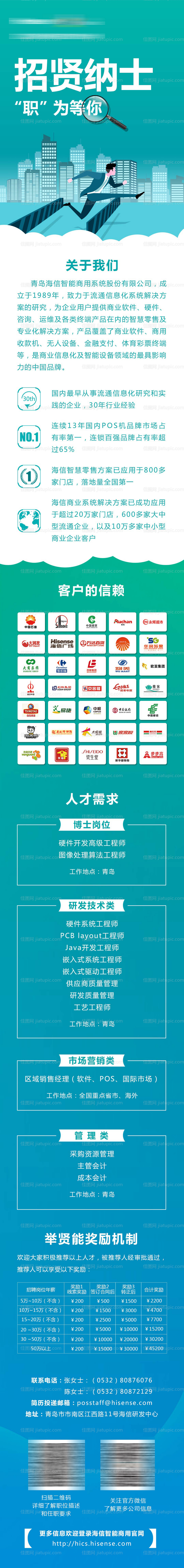 招聘长图海报-源文件