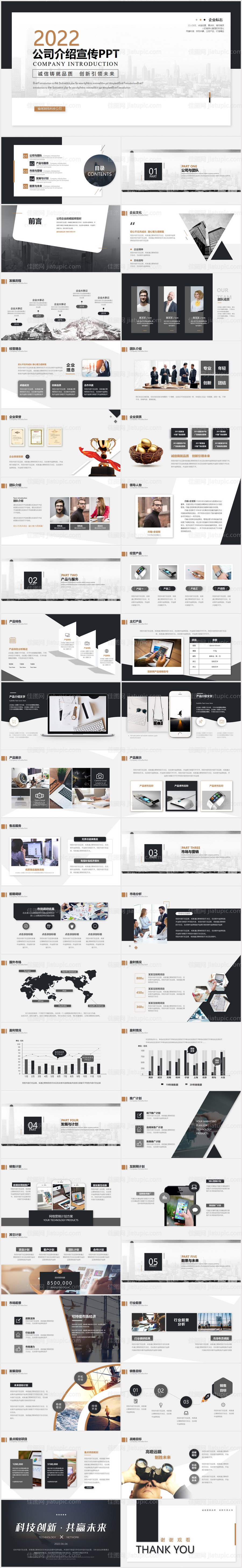 2022大气商务公司企业介绍PPT-源文件