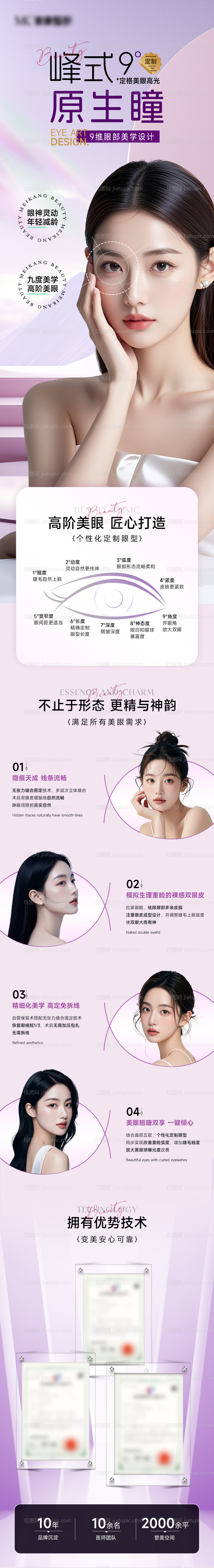 医美双眼皮美眼详情页-源文件