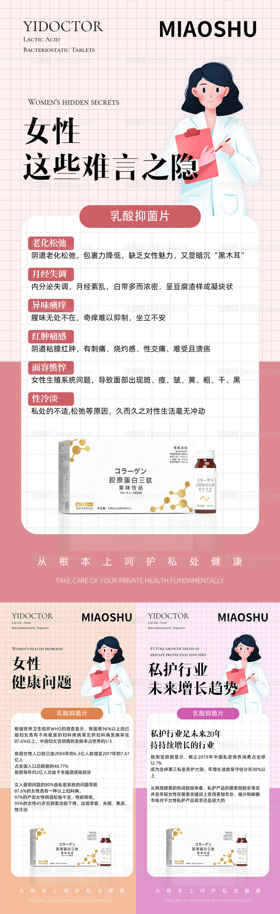 私密私护产品科普海报-源文件