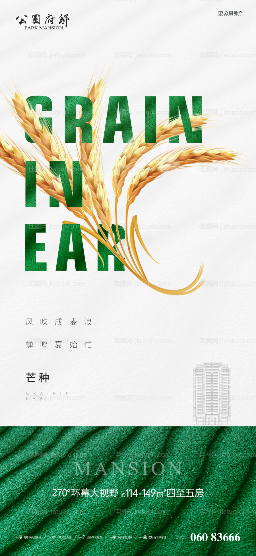 芒种节气移动端海报-源文件