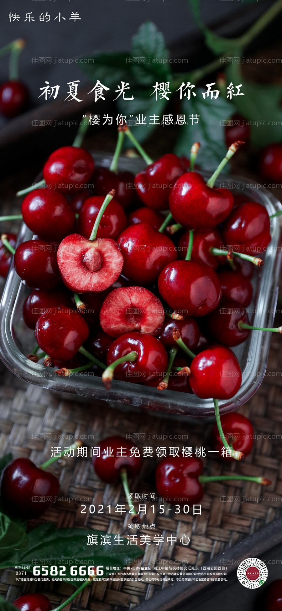 樱桃采摘活动海报-源文件