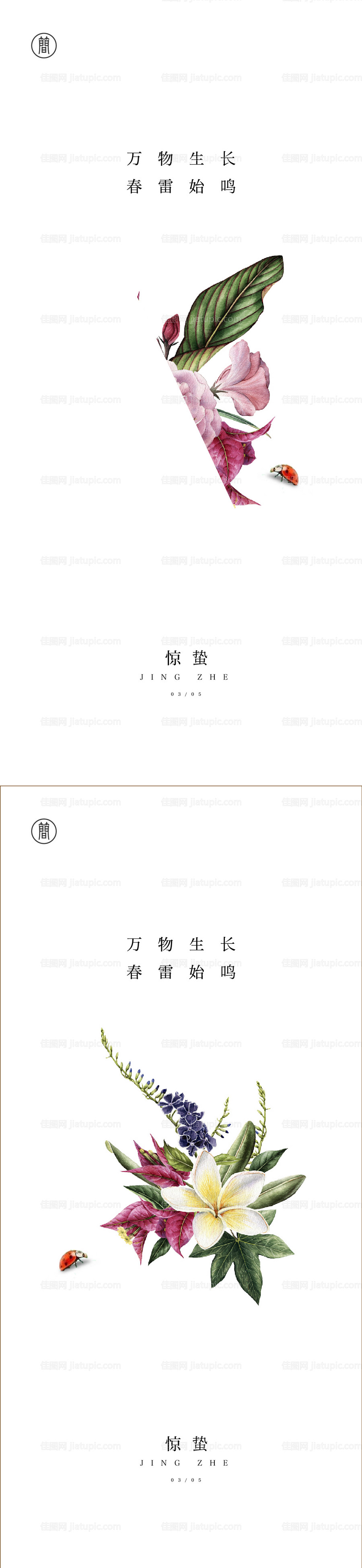 惊蛰节气海报-源文件
