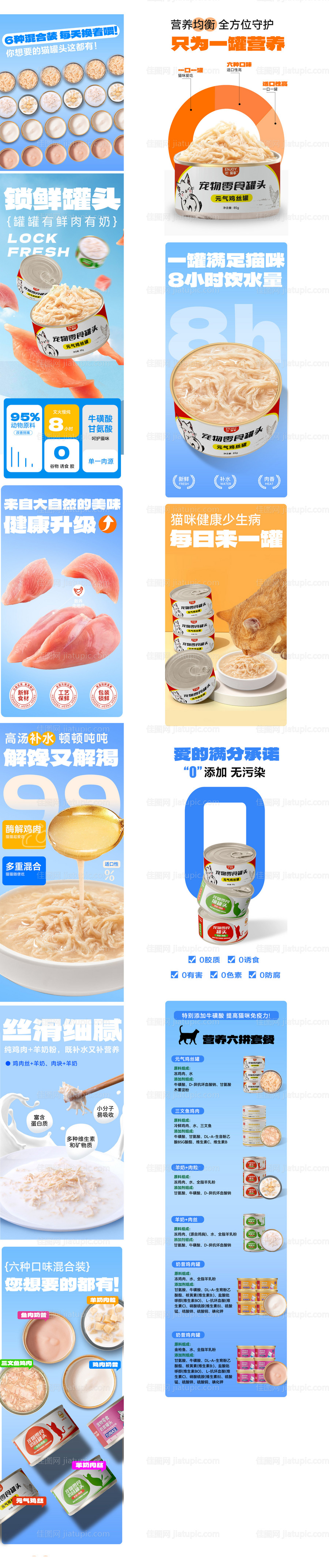 猫罐头猫粮电商详情页-源文件