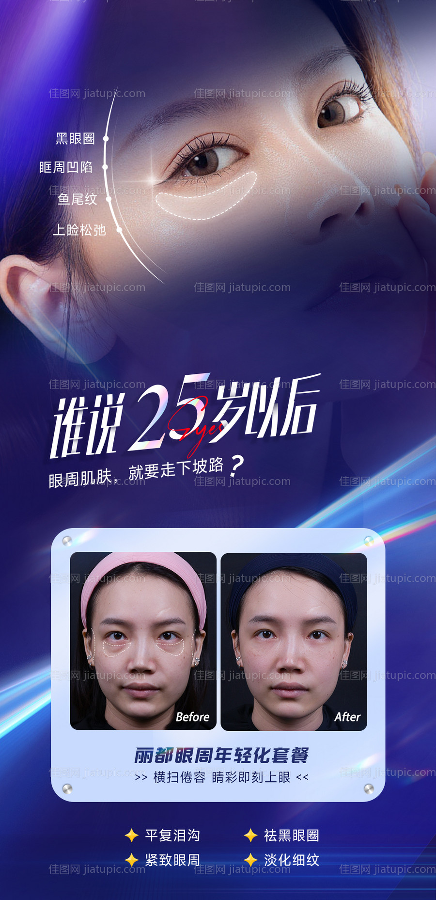医美眼周抗衰海报-源文件