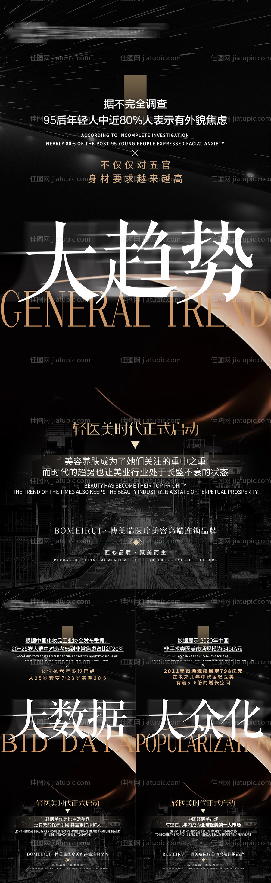 轻医美商业宣传海报造势图-源文件