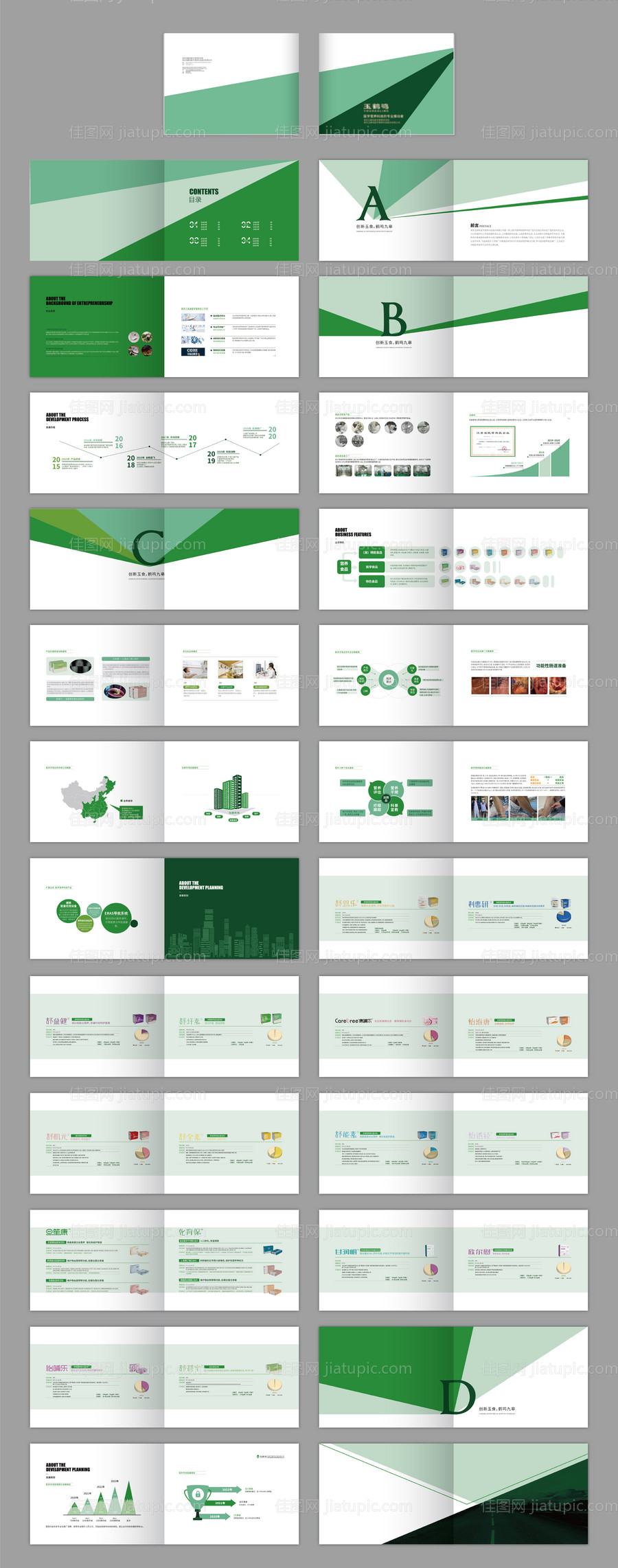 企业品牌宣传招商画册-源文件