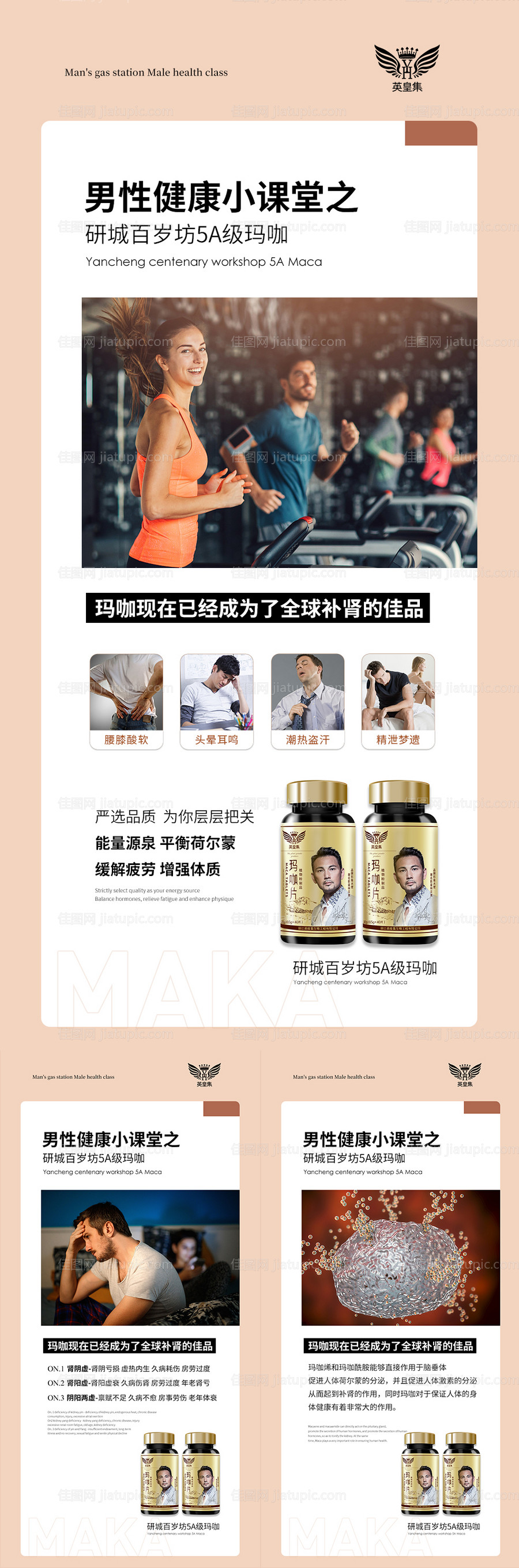 微商男性健康海报-源文件