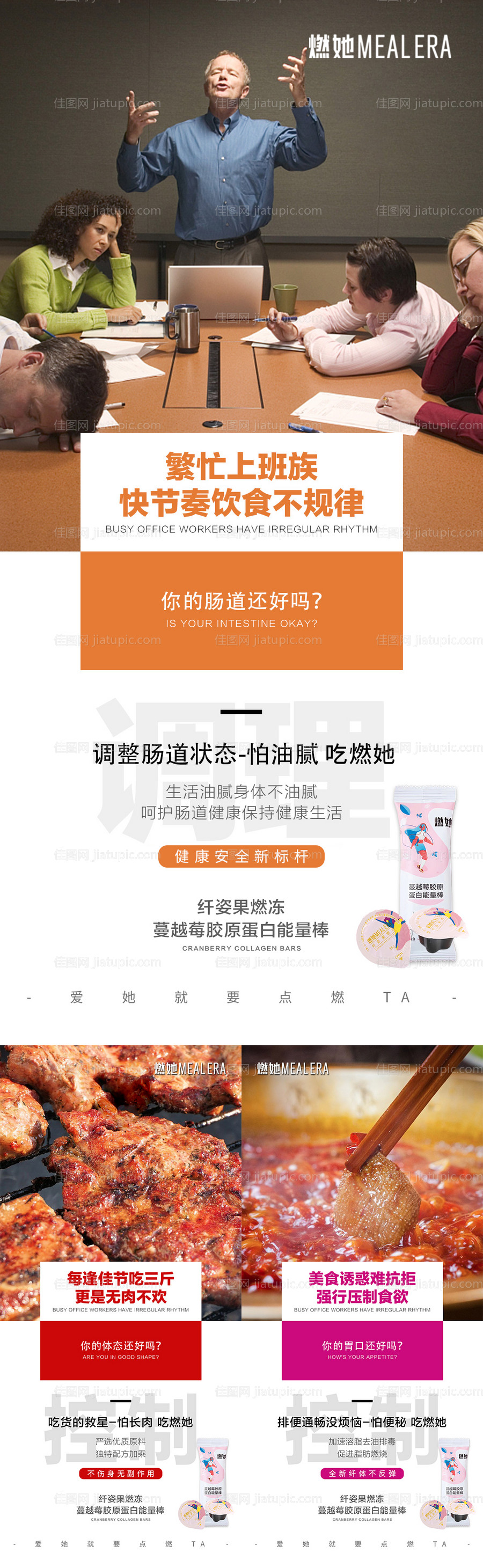 微商减肥系列海报-源文件