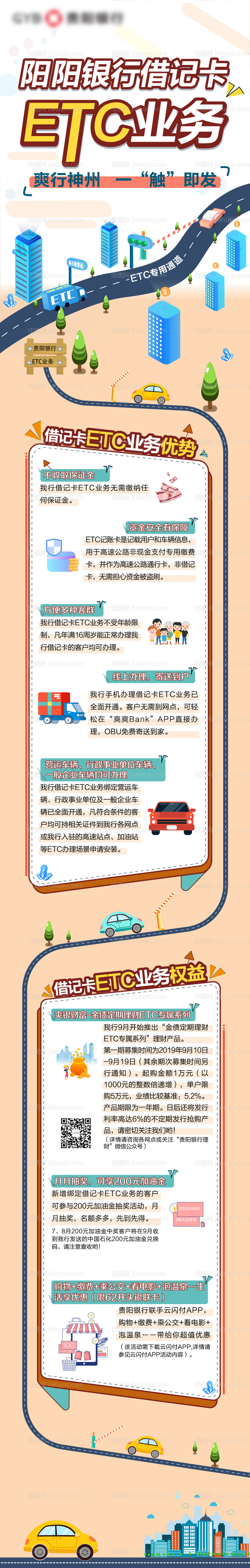 ETC银行金融长图海报-源文件