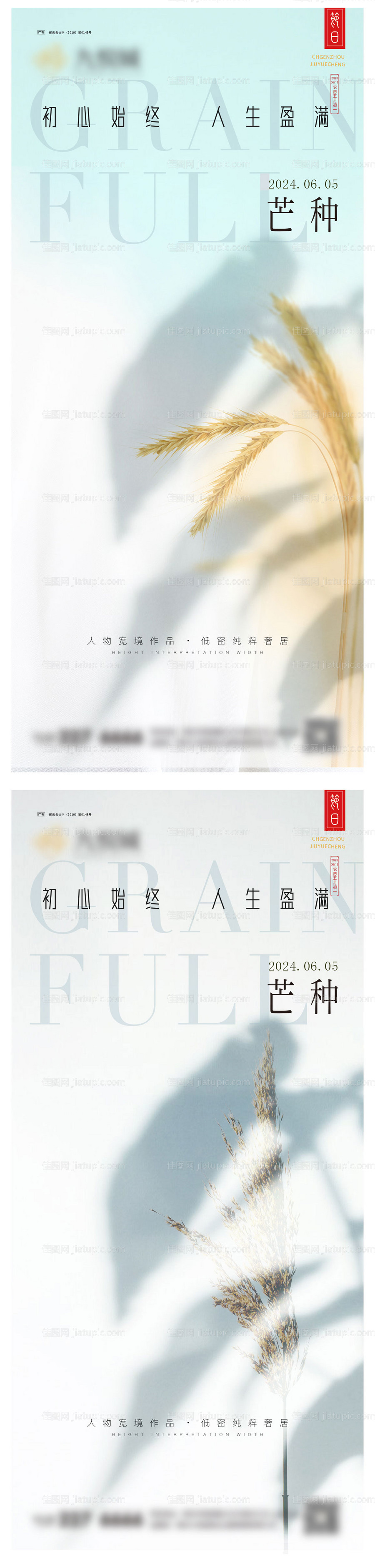 芒种节气海报-源文件