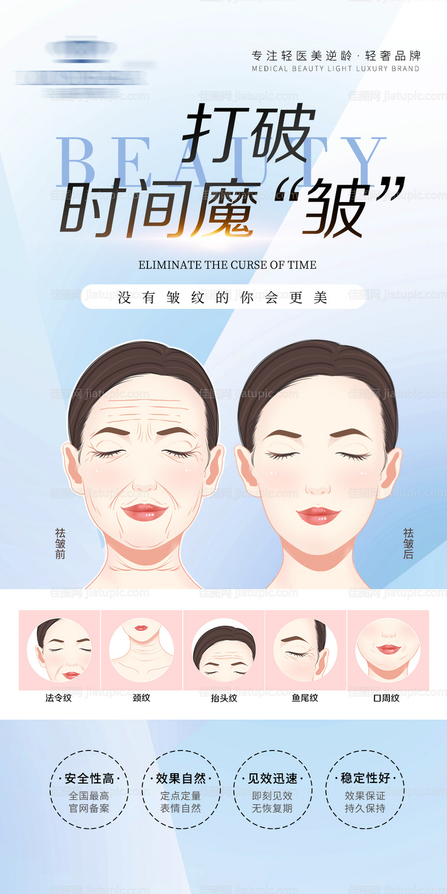 医美祛皱海报-源文件