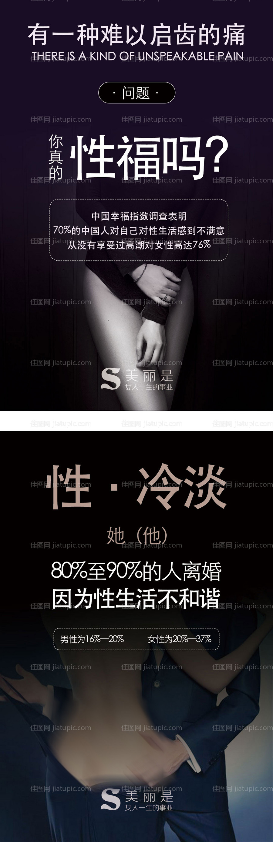 医美私密整形宣传海报 -源文件