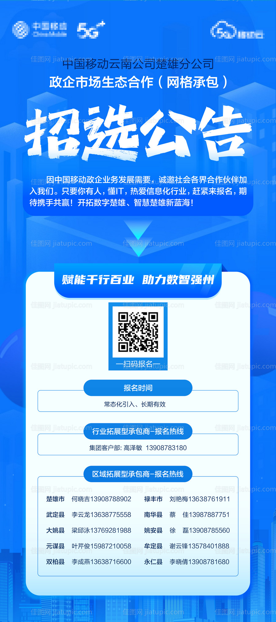 招选公告展架 -源文件