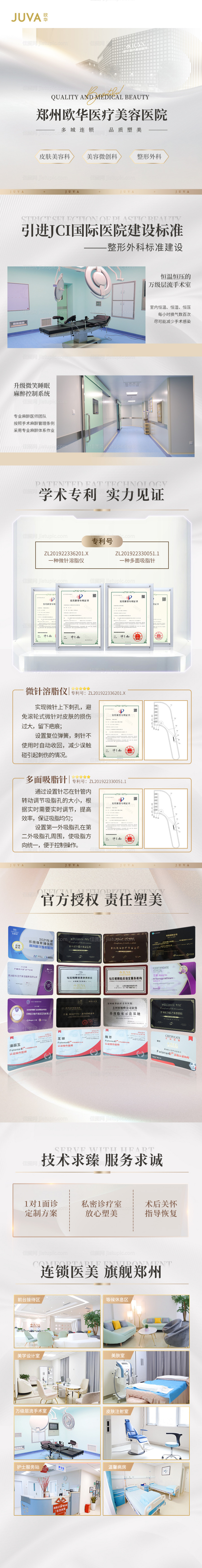 医疗美容医院品牌介绍电商详情页-源文件