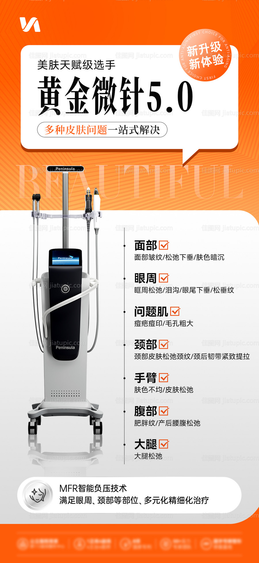 黄金微针宣传海报-源文件