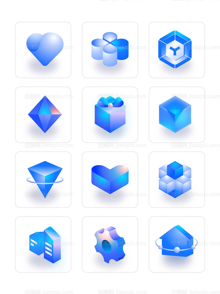 蓝色微软风矢量 -源文件