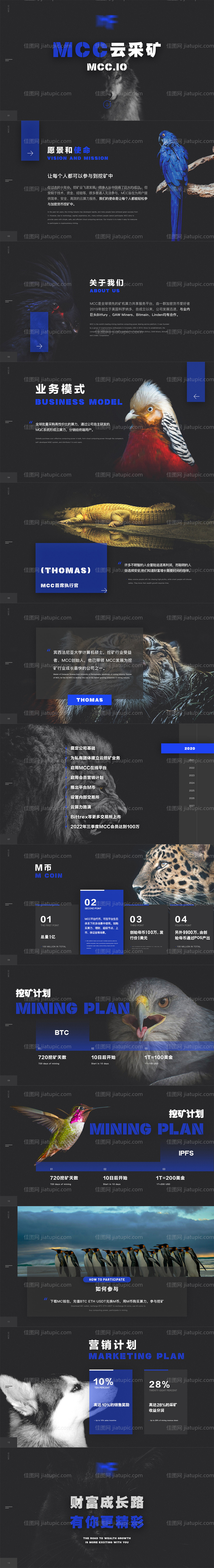 区块链商业计划PPT-源文件