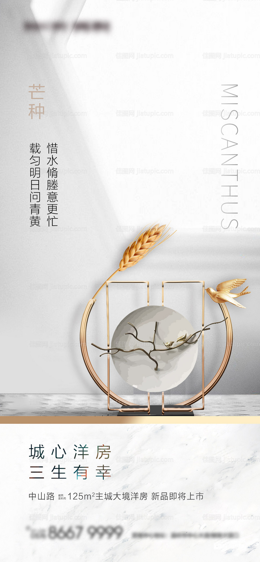 节气芒种海报-源文件