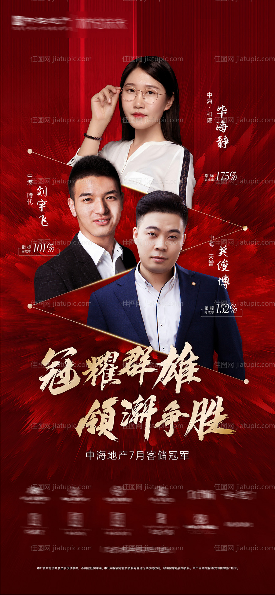 销冠海报人物-源文件