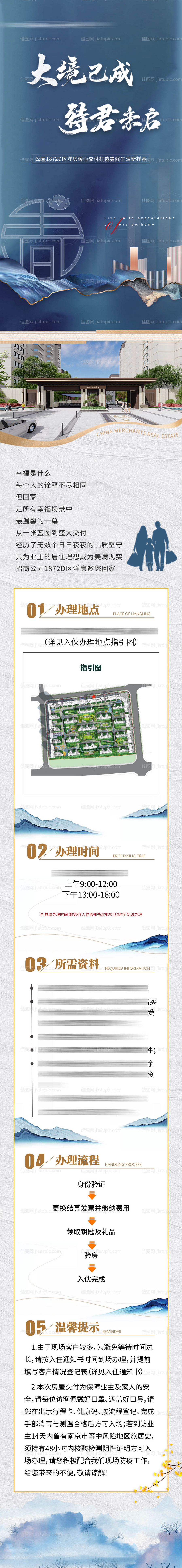 地产交付流程长图-源文件