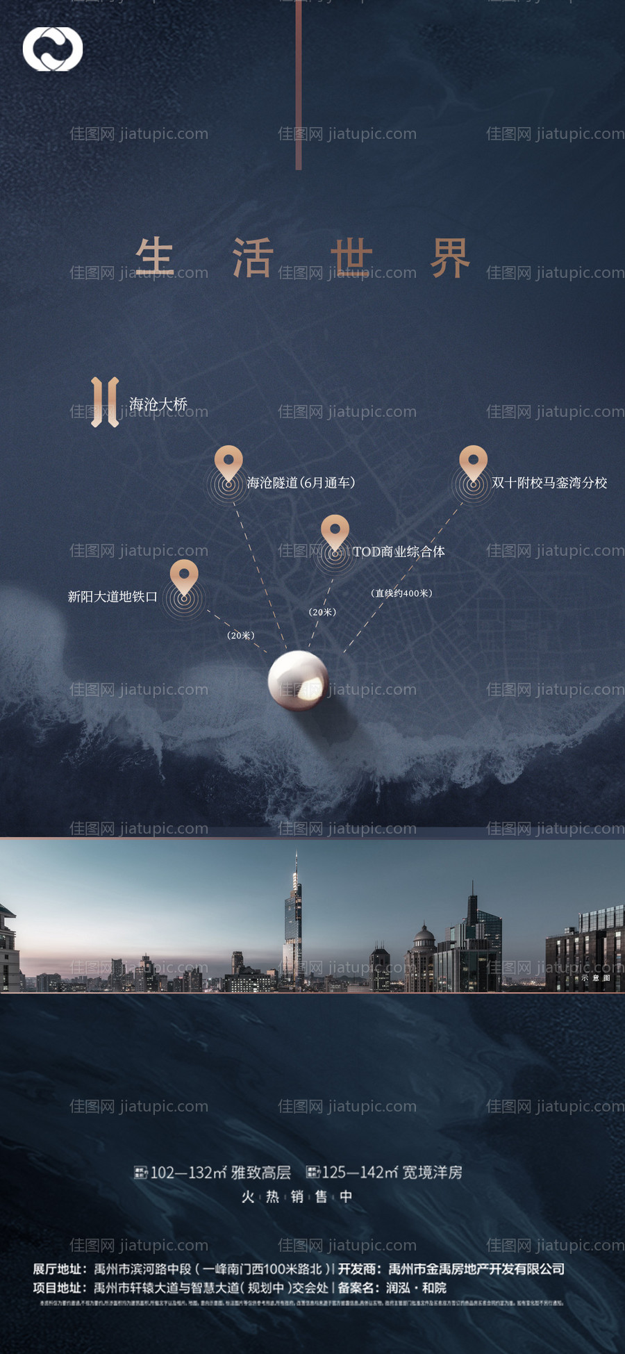 区域地段城市价值点系列海报-源文件