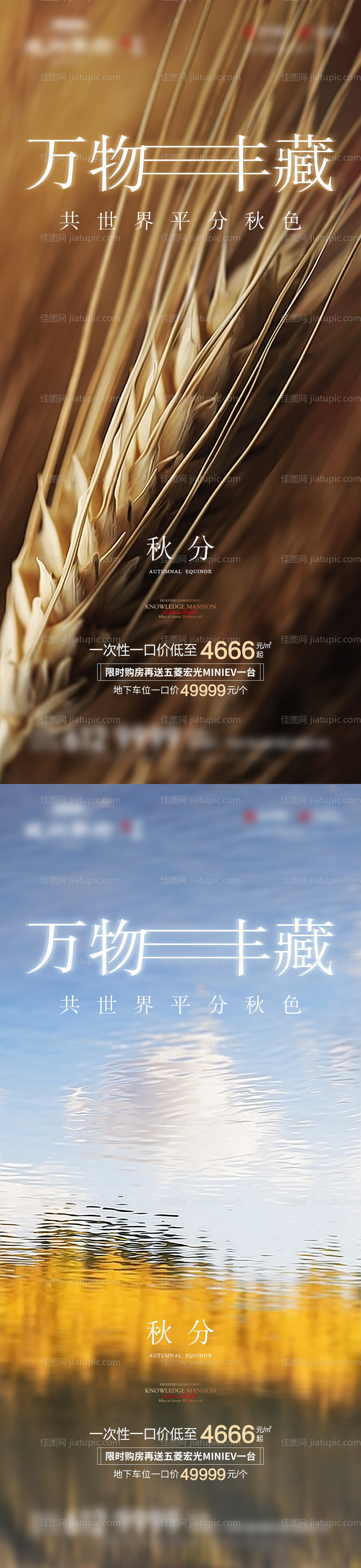 秋分节气系列海报-源文件