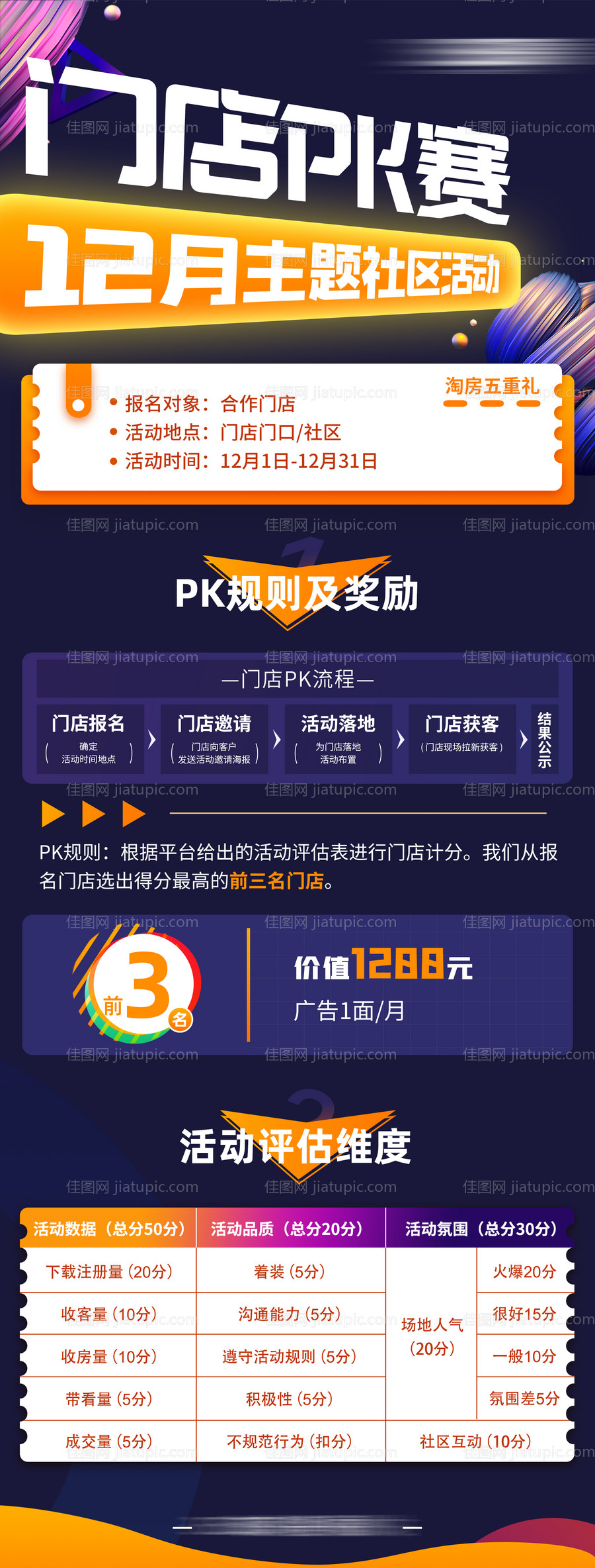 活动pk赛长图海报-源文件