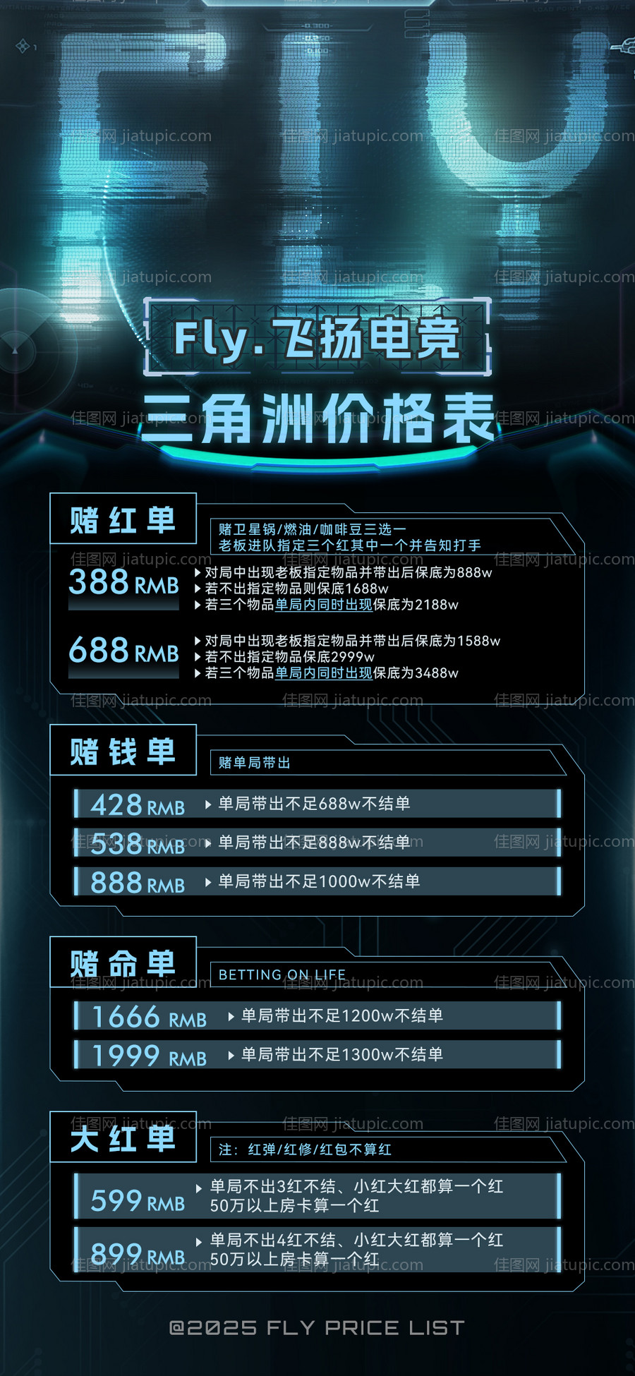 三角洲价格表-源文件