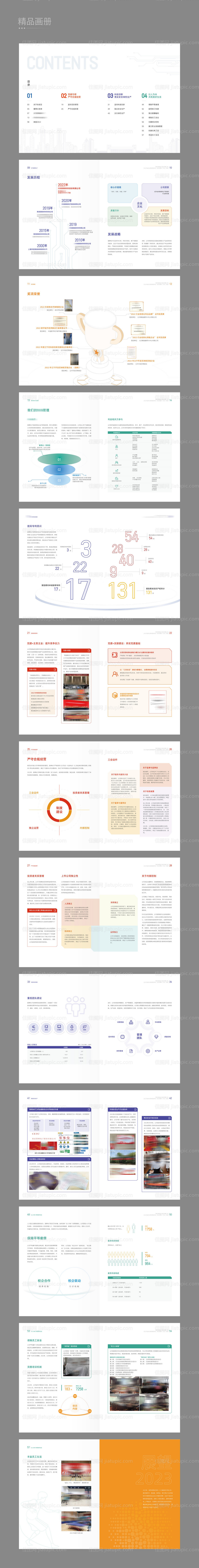 科技企业宣传画册-源文件