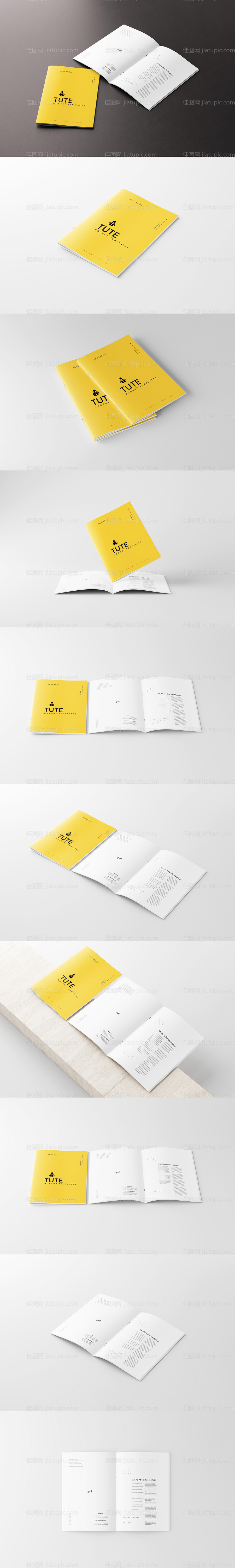 高端画册样机-源文件