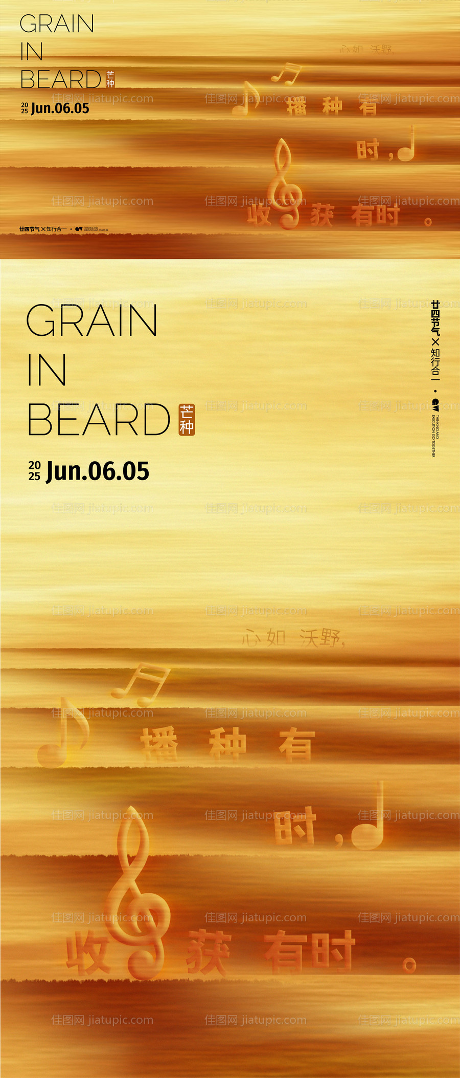 芒种海报-源文件