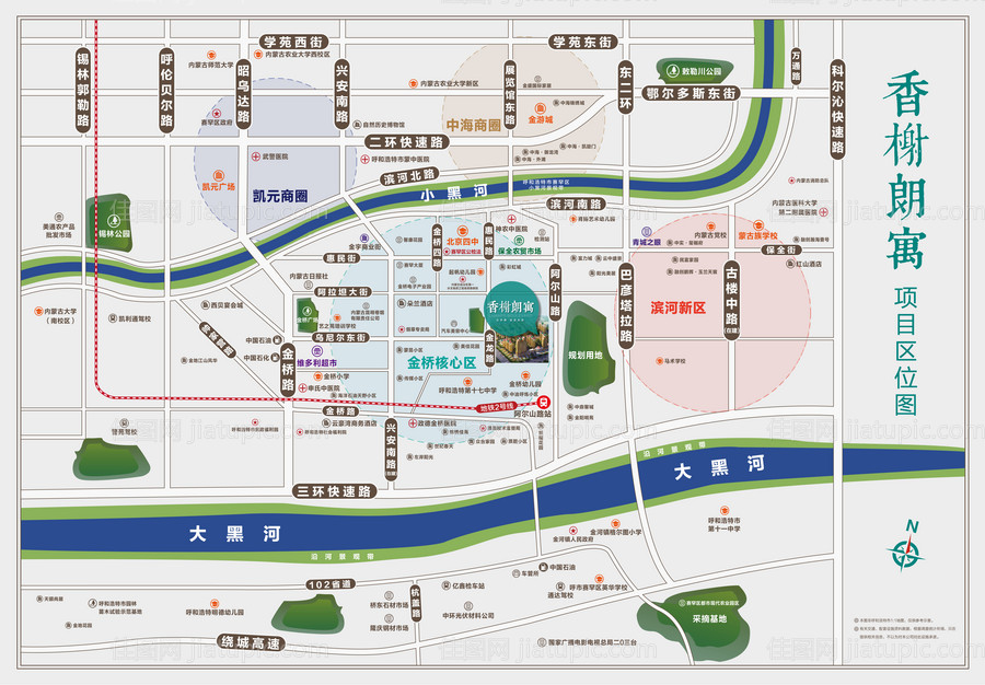 地产区位图-源文件