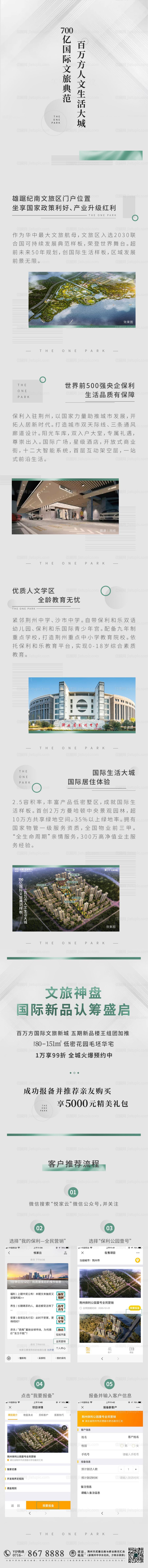 高级灰地产流程指引指南拉页长图-源文件