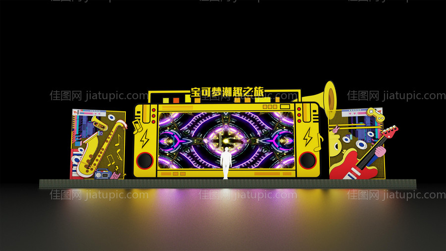 商场舞台美陈-源文件