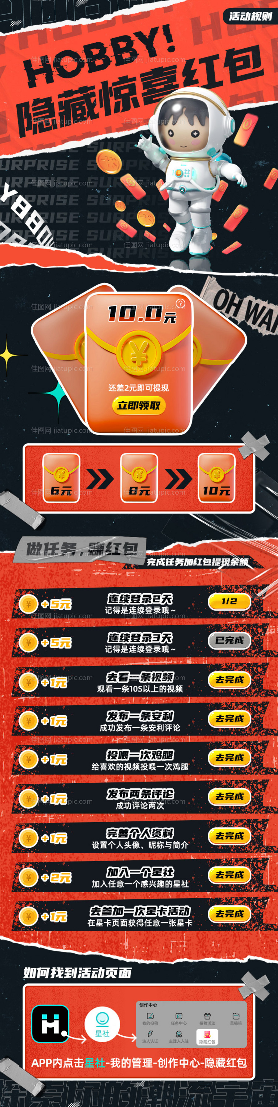 C4D潮流电商长图-源文件