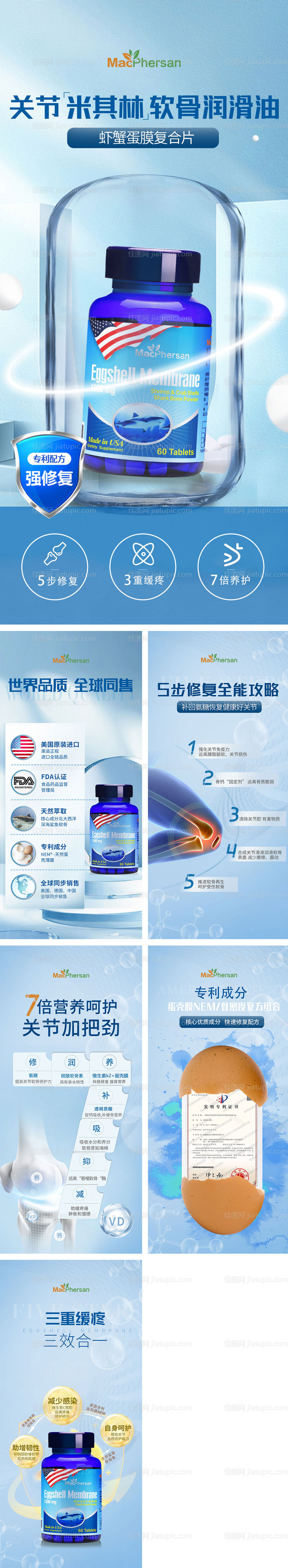 保健品医疗产品系列海报-源文件