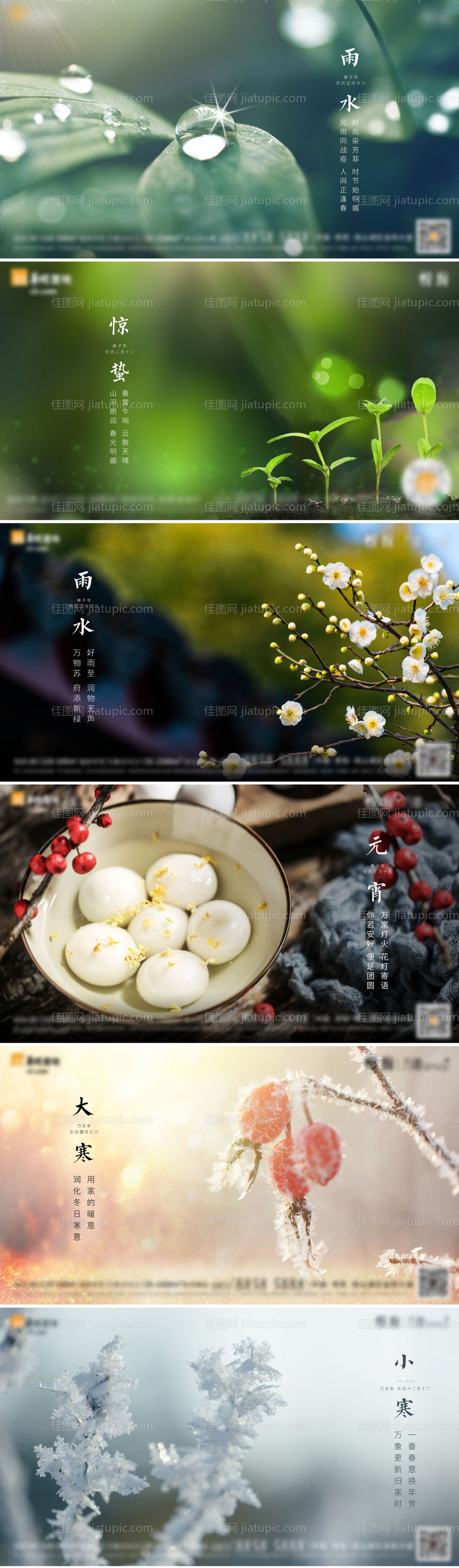 节气系列海报-源文件