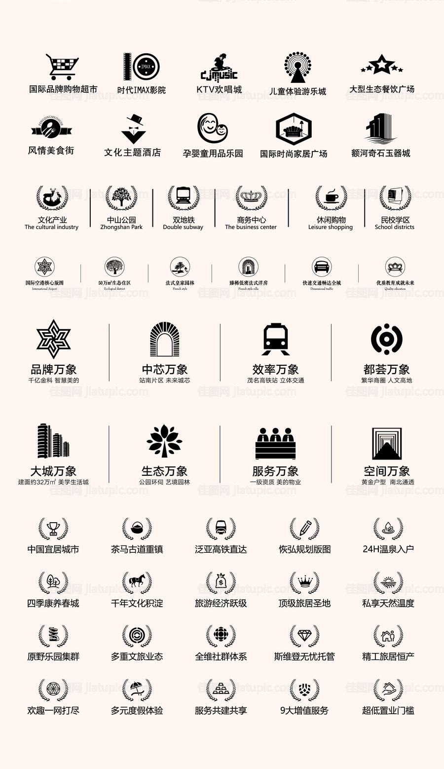 房地产价值小标图标卖点符号-源文件