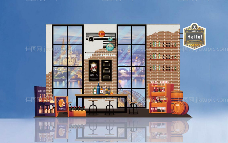 啤酒美陈DP点-源文件