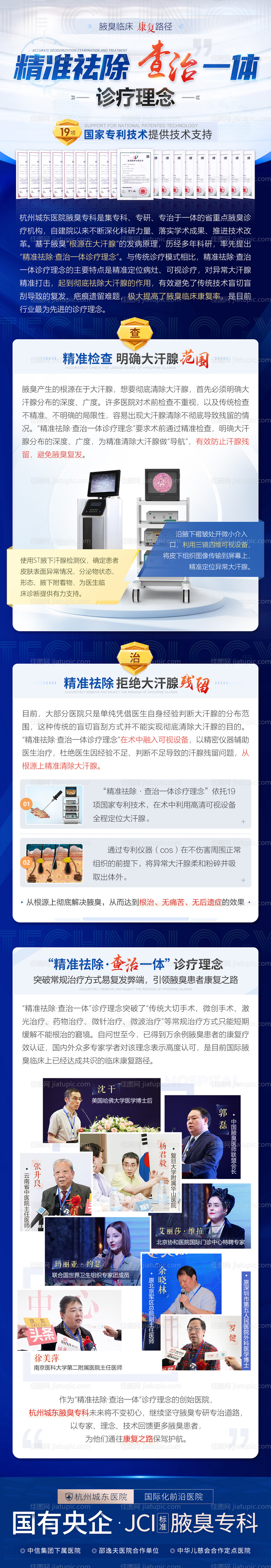 精准检查治疗专利技术长图海报-源文件