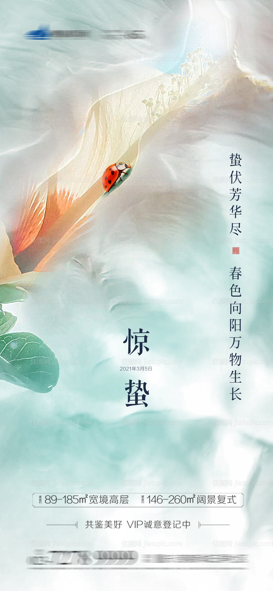 惊蛰二十四节气海报-源文件